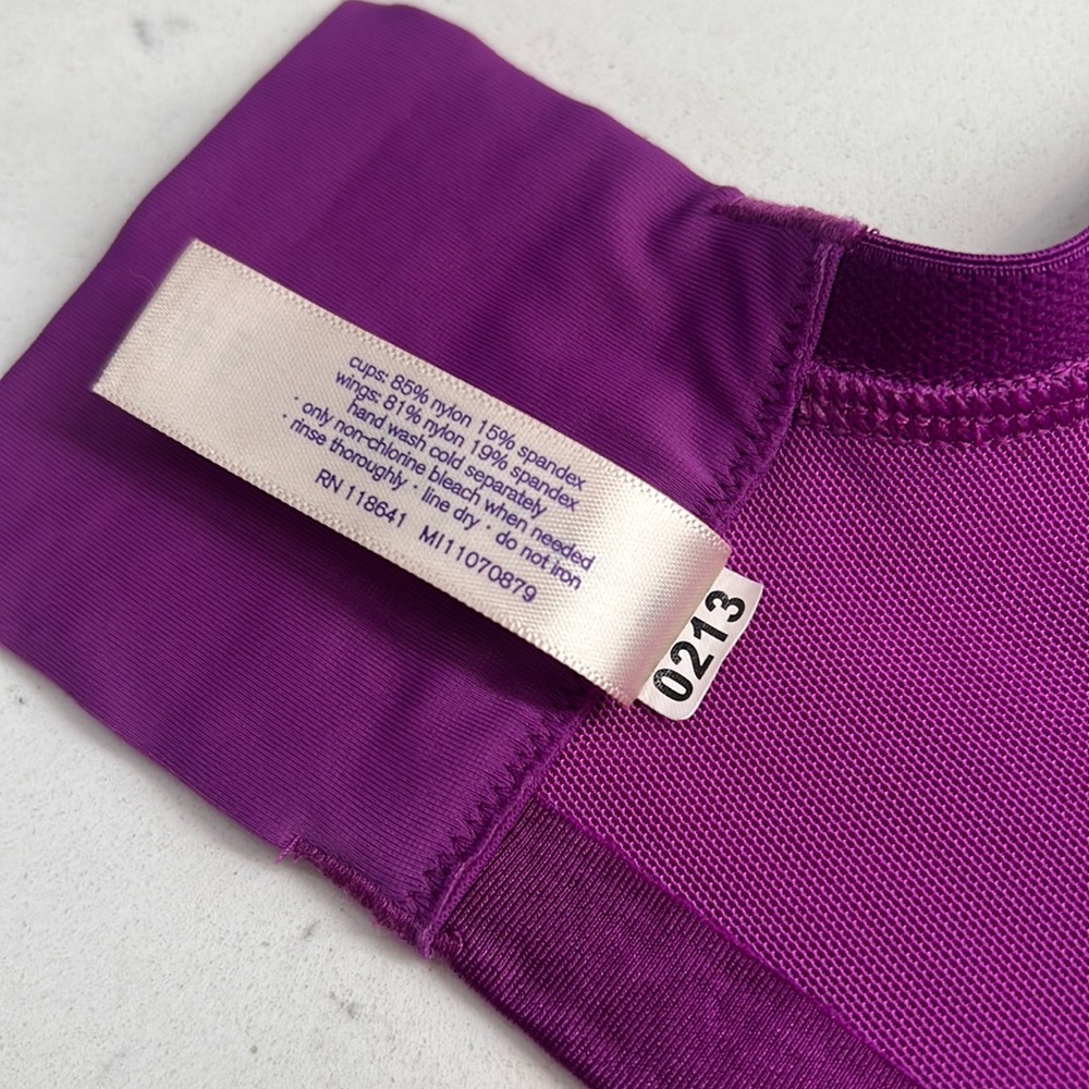 Cacique Purple Smooth Lightly  Lined Full Coverage Underwire Bra Size 44H - Picture 12 of 14
